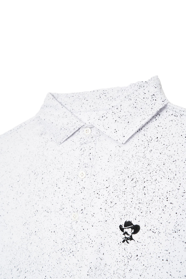 Men's Everday Subtle-designed Polo "Coffee Grinds" - OutWest US