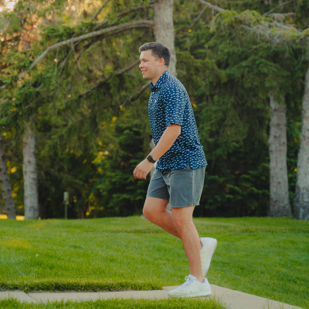 Men's Everday Subtle-designed Polo "Cahoon Hollow" - OutWest US