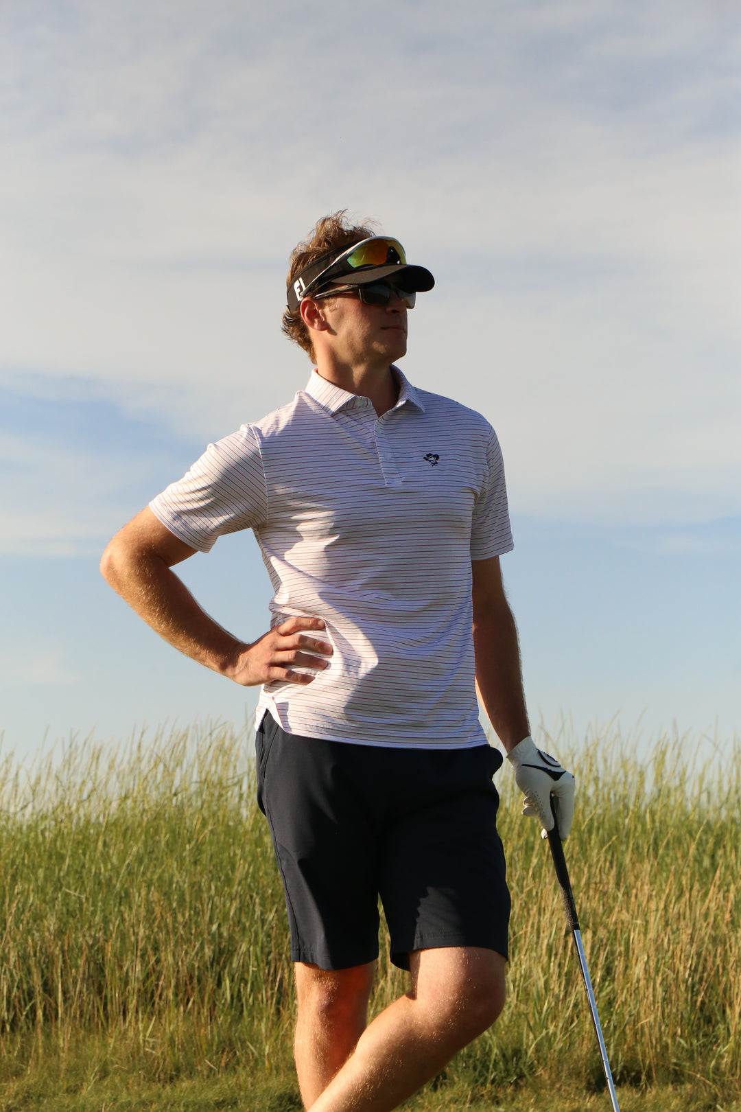 Men's Everday Subtle-designed Polo "Pin High" - OutWest US