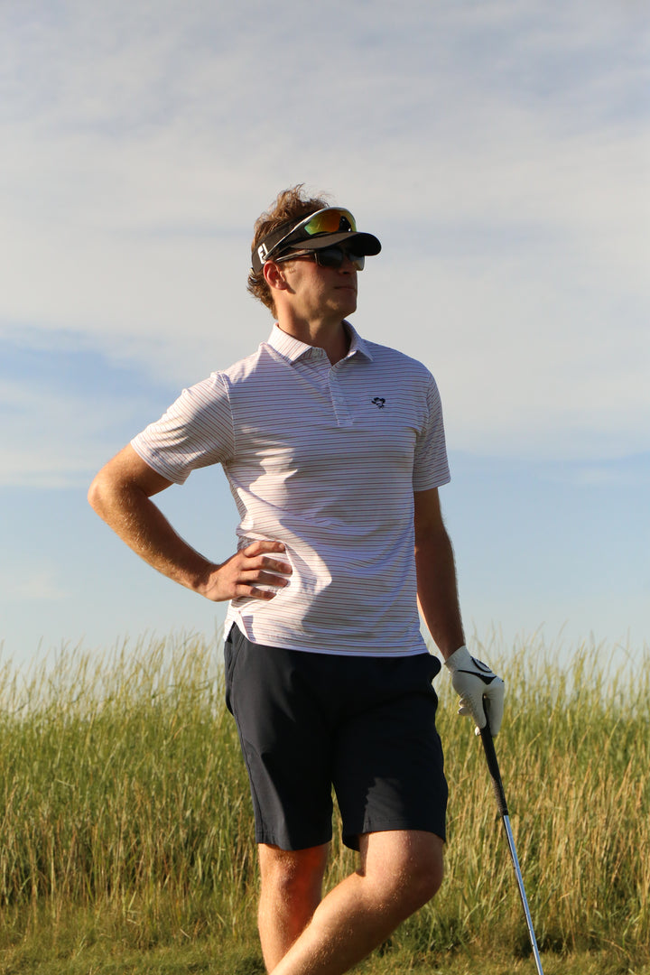 Men's Everday Subtle-designed Polo "Pin High" - OutWest US